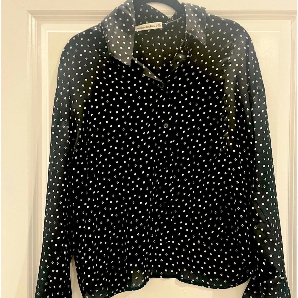 Sheer blouse-Abercrombie and Fitch